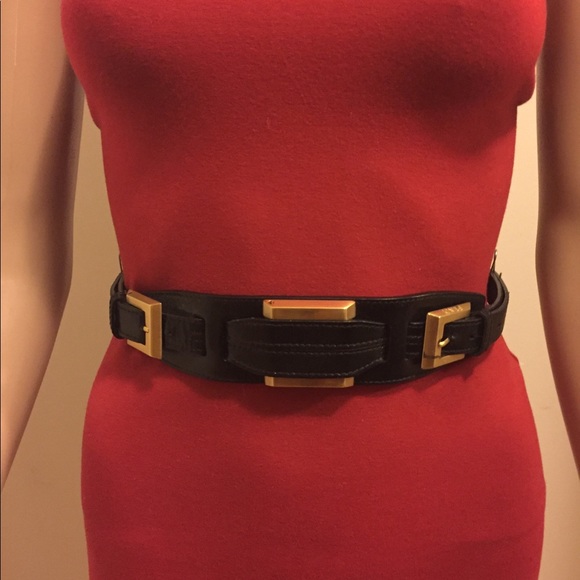 Fendi Double Sided Wide Leather Belt - Picture 6 of 9